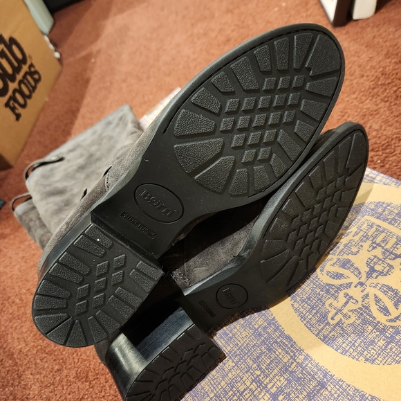 Born Cupra Dark Gray Suede Riding Boots - Picture 4 of 5